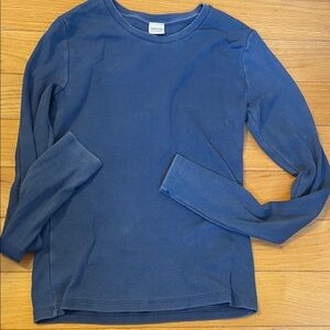 Aritzia Blue Long Sleeve Top